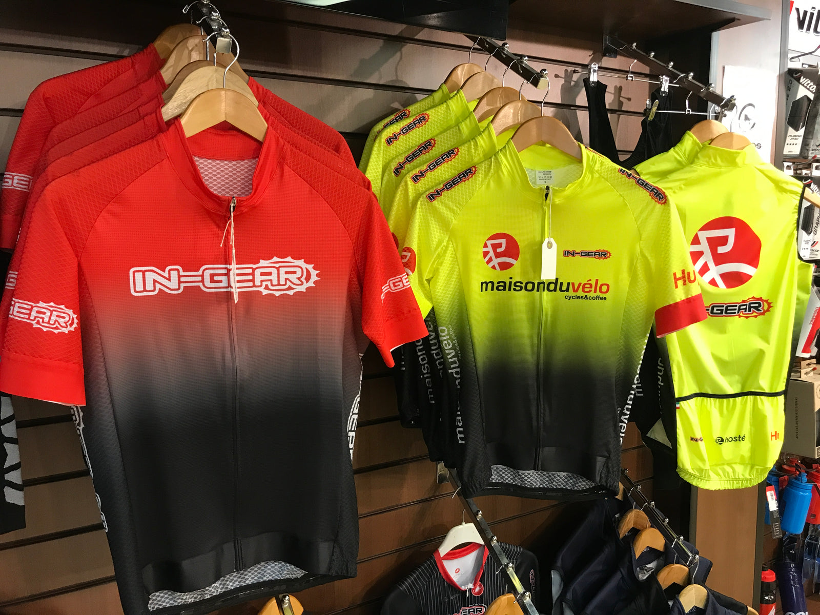 In Gear rides team kit 