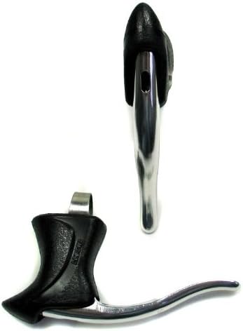 Raleigh - RKL450 - Drop Handlebar Brake Levers with Black Rubber Hoods and Silver Alloy Levers (Pair)