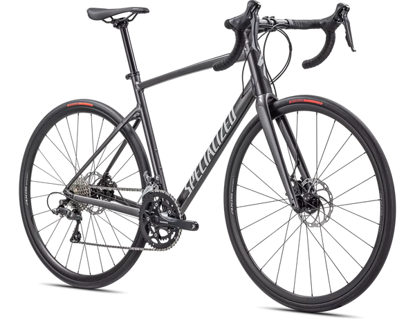 Specialized ALLEZ E5 DISC Gloss Smoke White Silver Dust 54 In Gear Cycle Sport