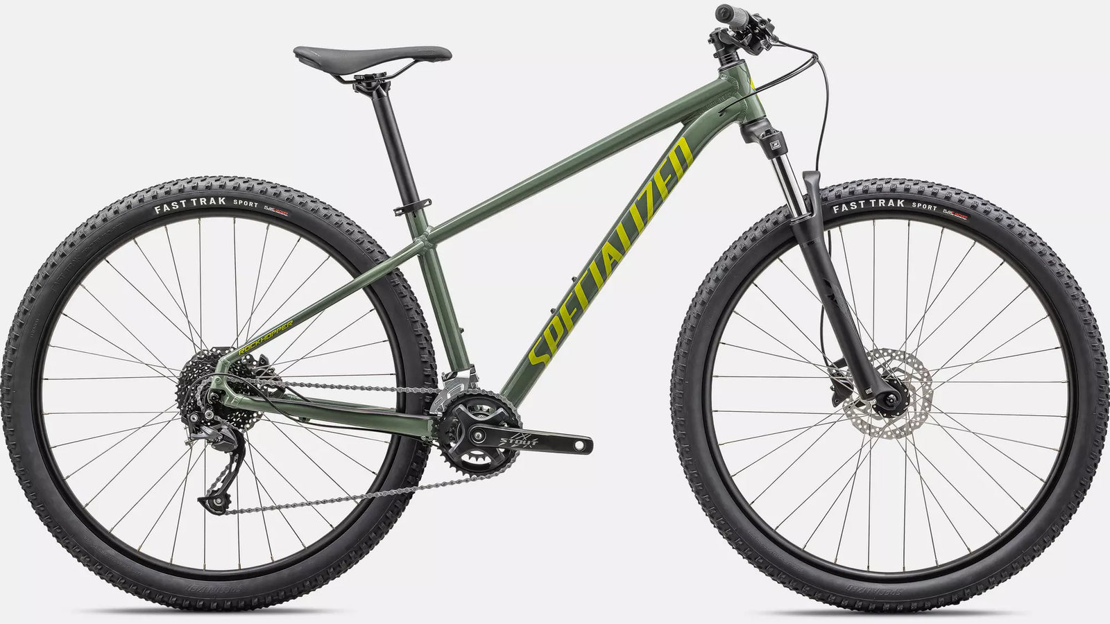 Ex Demo - SPECIALIZED ROCKHOPPER BASE VN SGEGRN/OLVGRN M - 27.5