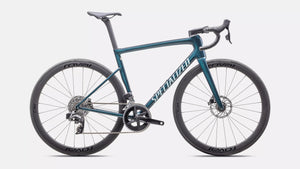 Specialized Tarmac SL8 Expert 2025 Sram Rival AXS Gloss Deep Lake Metallic / Green Pearl Over Seafoam 54cm