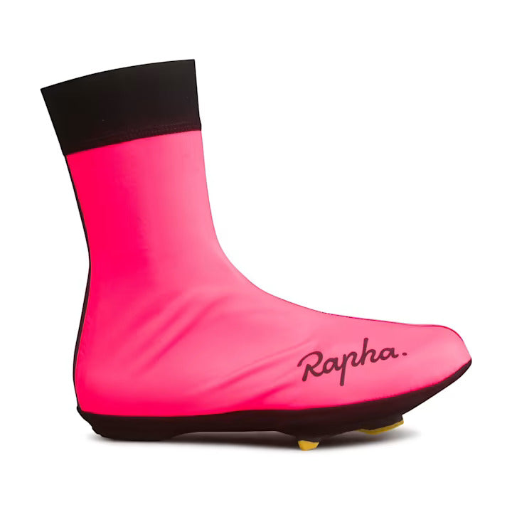 Rapha WET WEATHER OVERSHOES PINK MEDIUM In Gear Cycle Sport