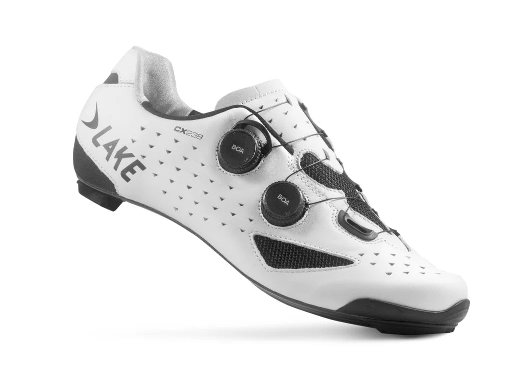 Lake CX238 Road Cycling Shoes White 40