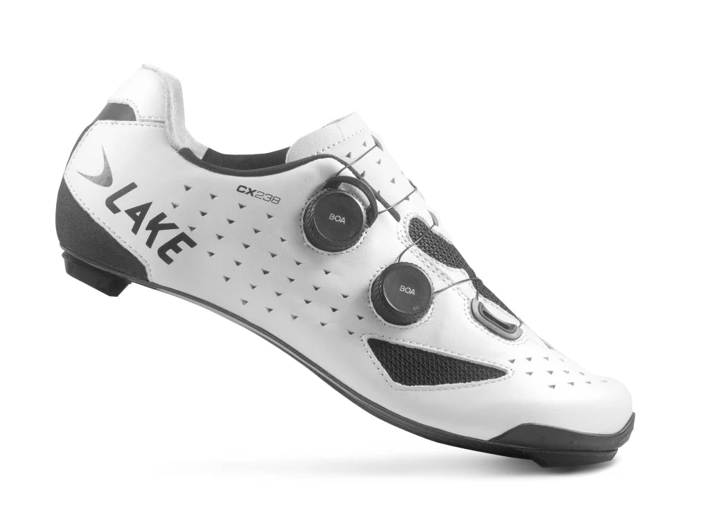 Lake CX238 Road Cycling Shoes White 40