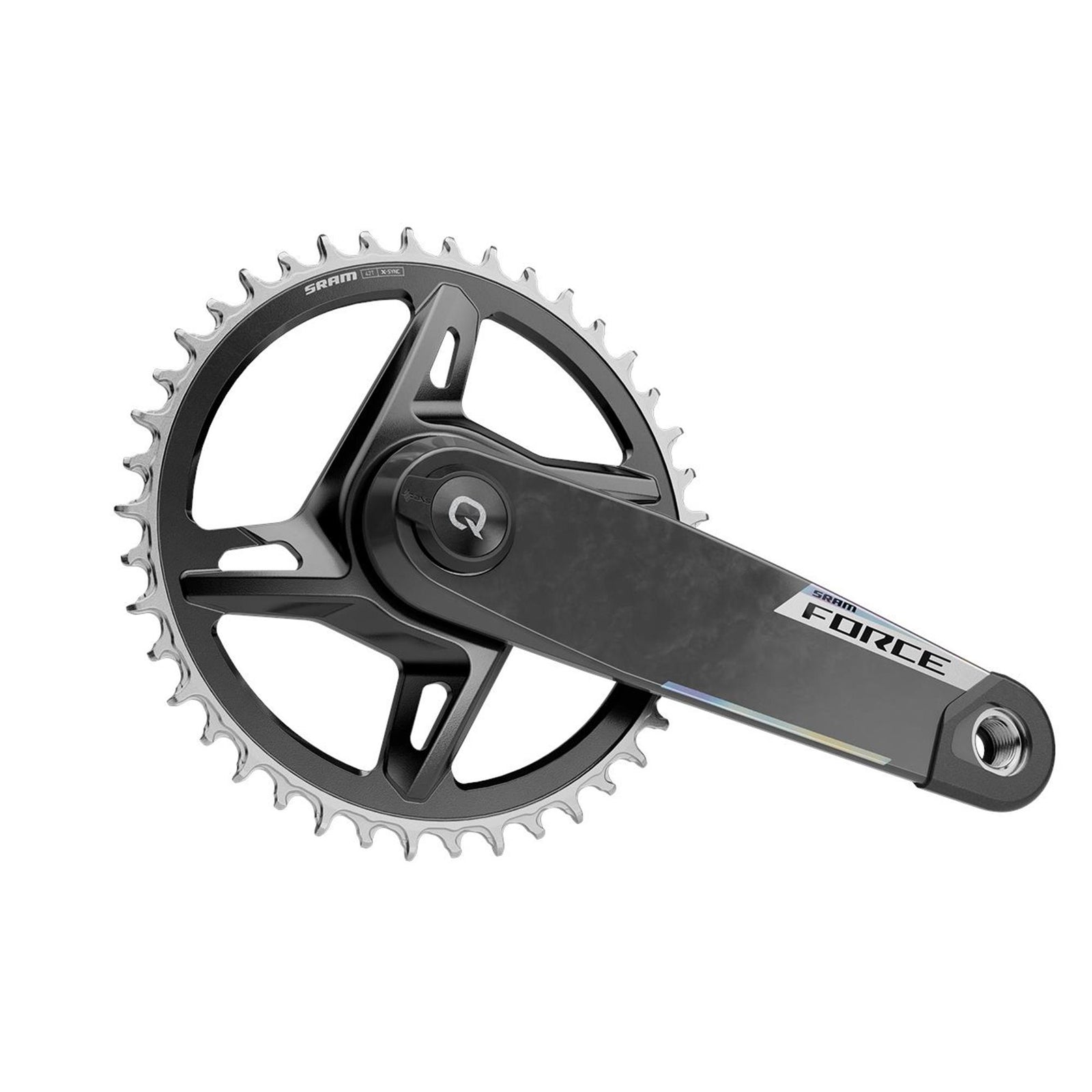 SRAM Crankset w/Power meter spindle FORCE AXS 1x XPLR DUB WIDE E1 - Direct Mount 42T (BB not included) - 165mm -170mm