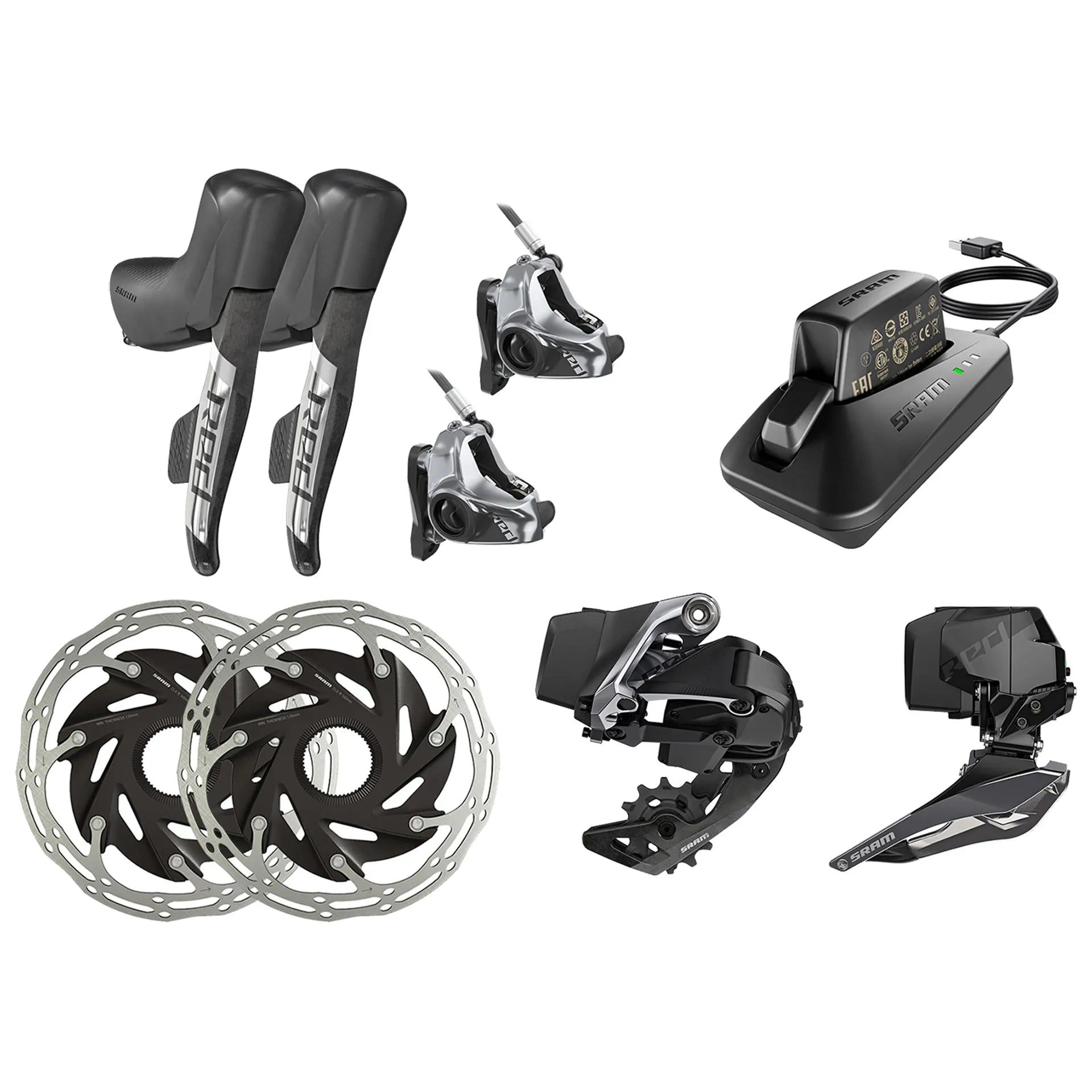 Sram Red Etap AXS 2x HRD Groupset 44/33t 170mm *no cassette* | Reigate Store