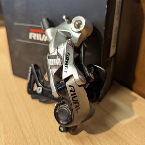 SRAM Rival 1 - 11 Speed Rear Derailleur - Silver *Jockey Wheels not included*